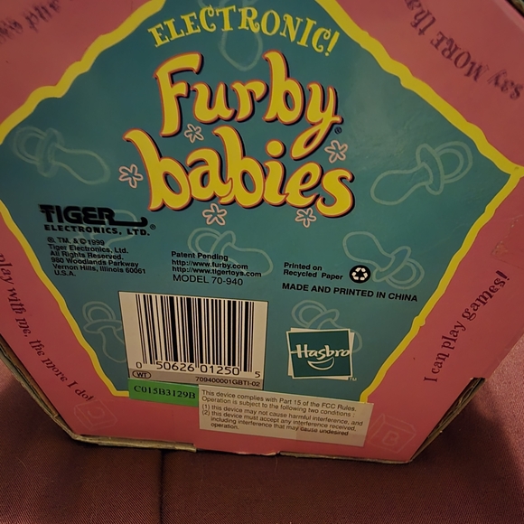 Furby Babies Green Interactive Toy - Picture 3 of 3